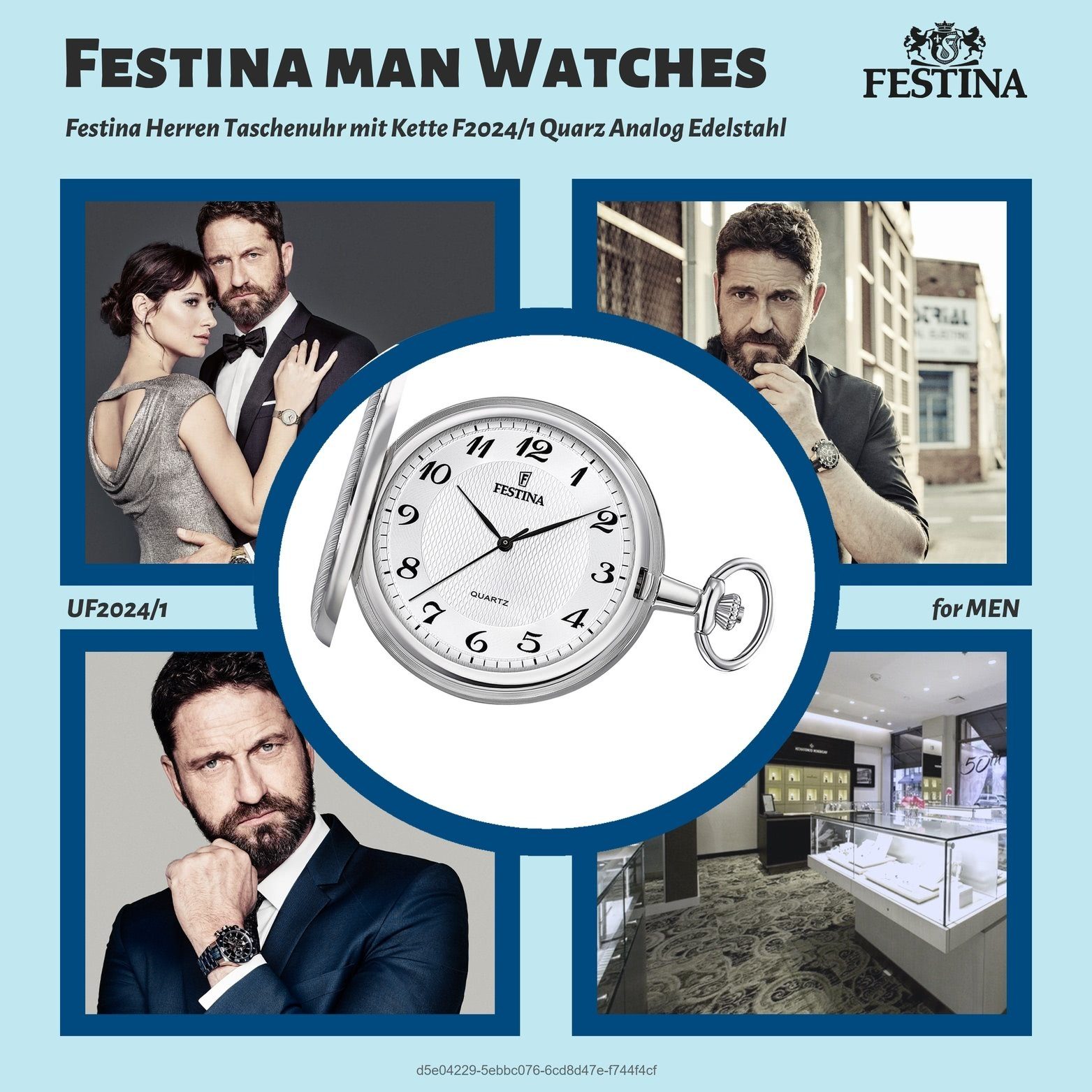 Festina Taschenuhr Festina Herren Tasche...