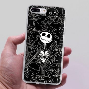 DeinDesign Handyhülle Halloween Disney Nightmare Before Christmas, Apple iPhone 7 Plus Silikon Hülle Bumper Case Handy Schutzhülle