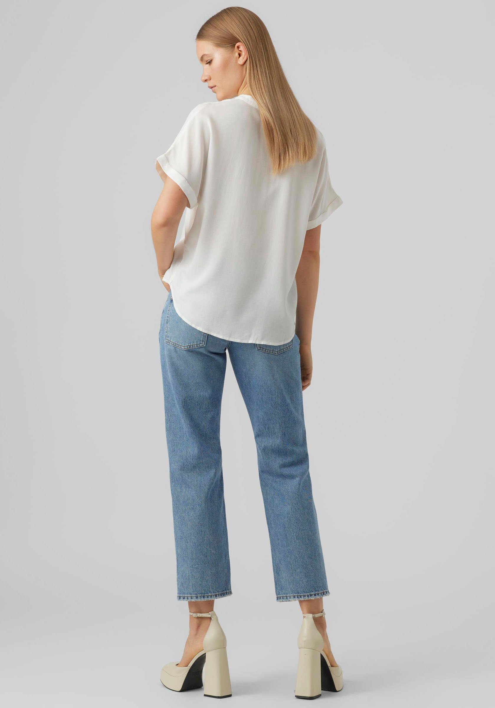 Vero Moda Shirtbluse VMBEAUTY SS TOP GA NOOS Viskose, regular fit