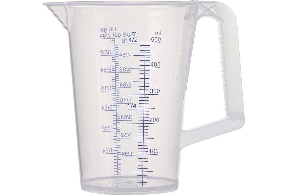 Contacto Messbecher 3 Liter, Außenseite mit Skala, hitzeresitent bis +125°C  : : Küche, Haushalt & Wohnen