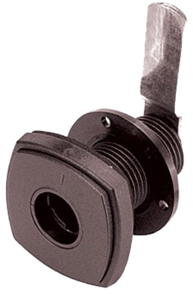 Safetec Multifunktionsschloss Safe-tec Klappenschloss quadratisch - Farbe: schwarz