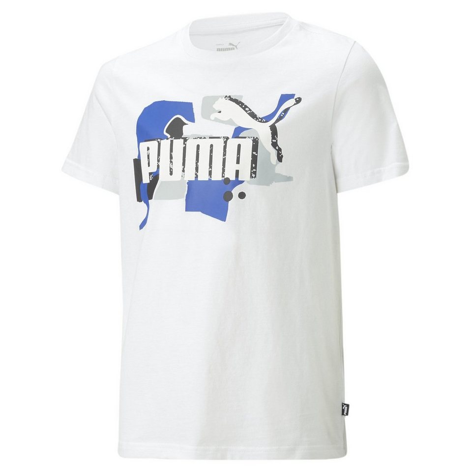 PUMA Trainingsshirt Essentials+ STREET ART Logo T-Shirt Jugendliche