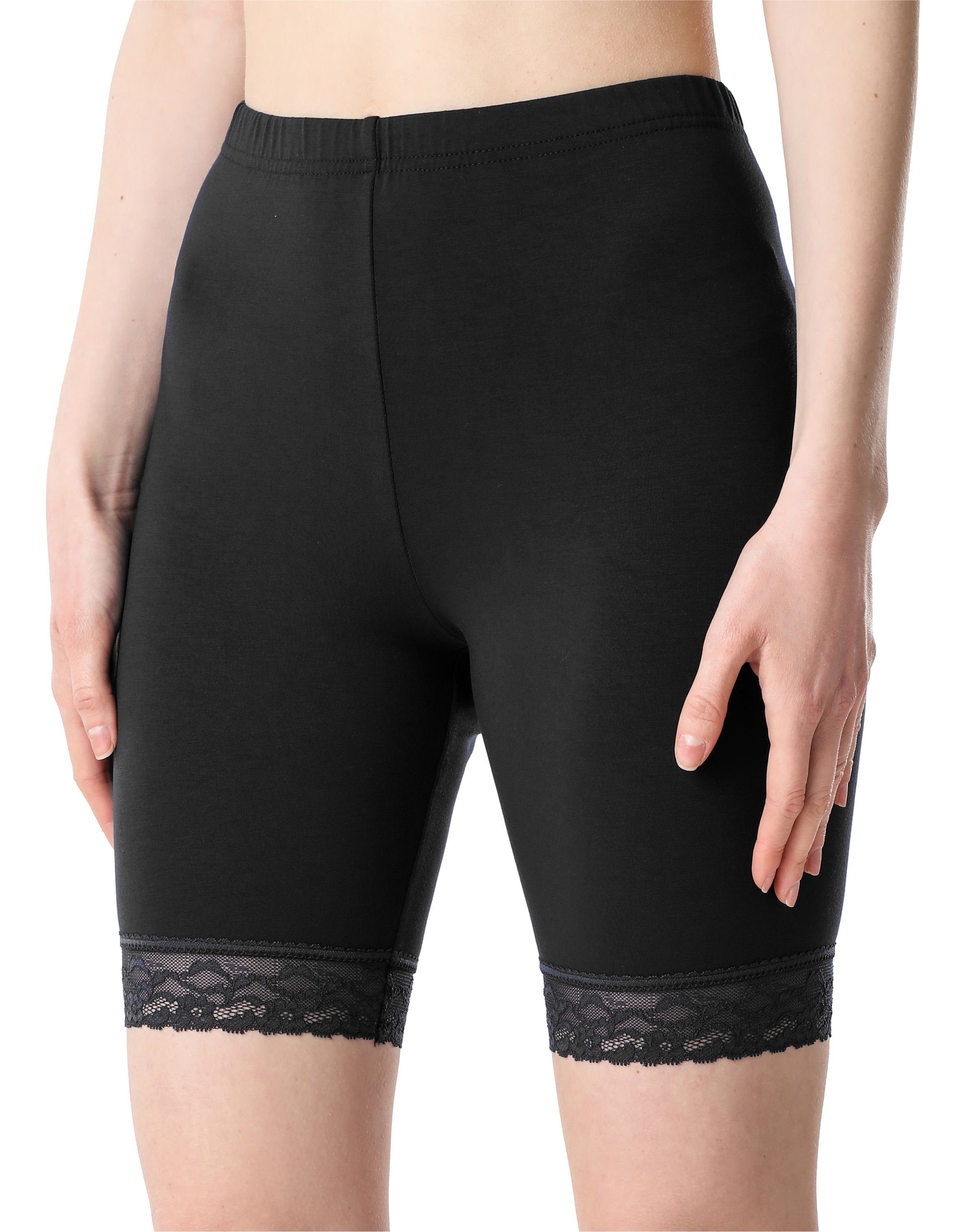 Leggings Damen Shorts aus Viskose BLV50-216