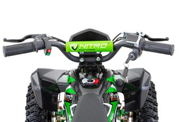 Nitro Motors Dirt-Bike NITRO MOTORS 1000W Eco mini Kinder Quad Python SP Sport 6", 3 Gang