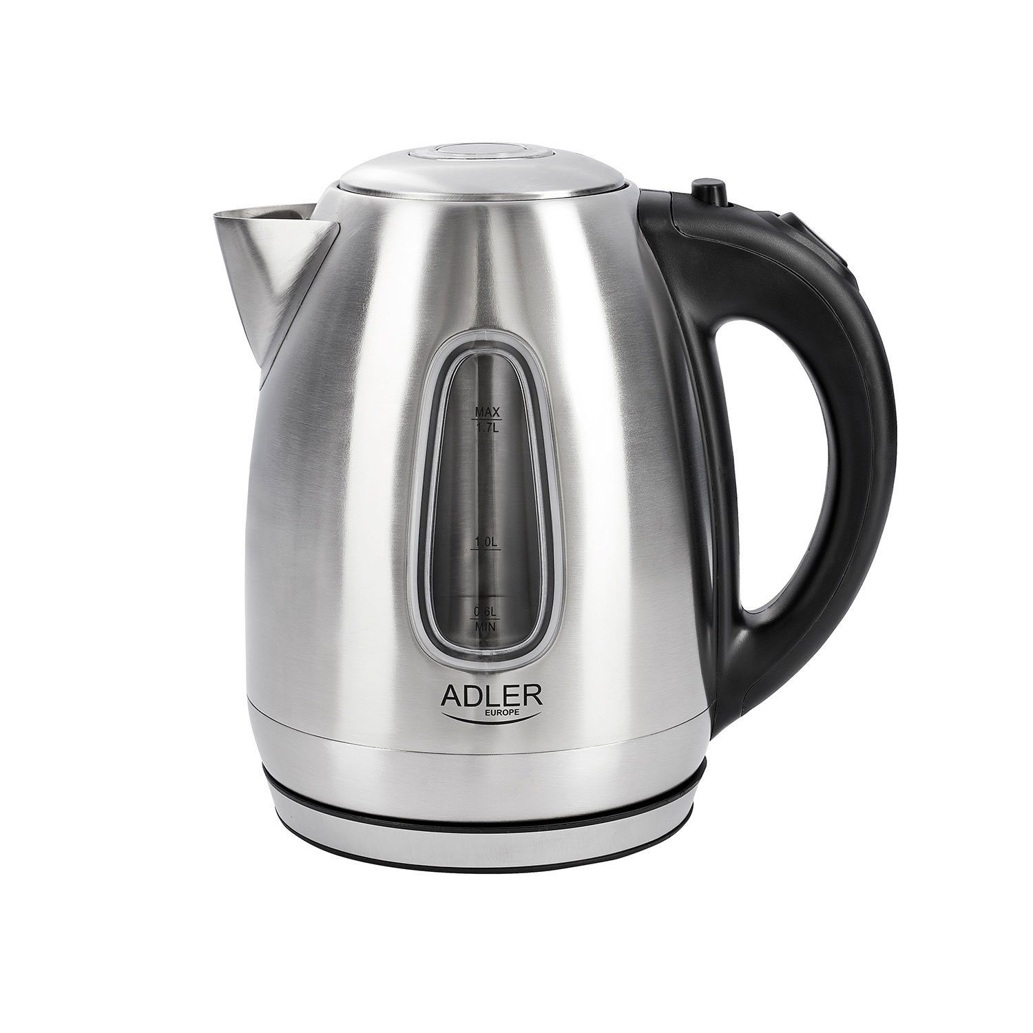 Adler Wasserkocher Adler AD 1223 Wasserkocher Edelstahl 1,7 L 2200 W LED-Anzeige