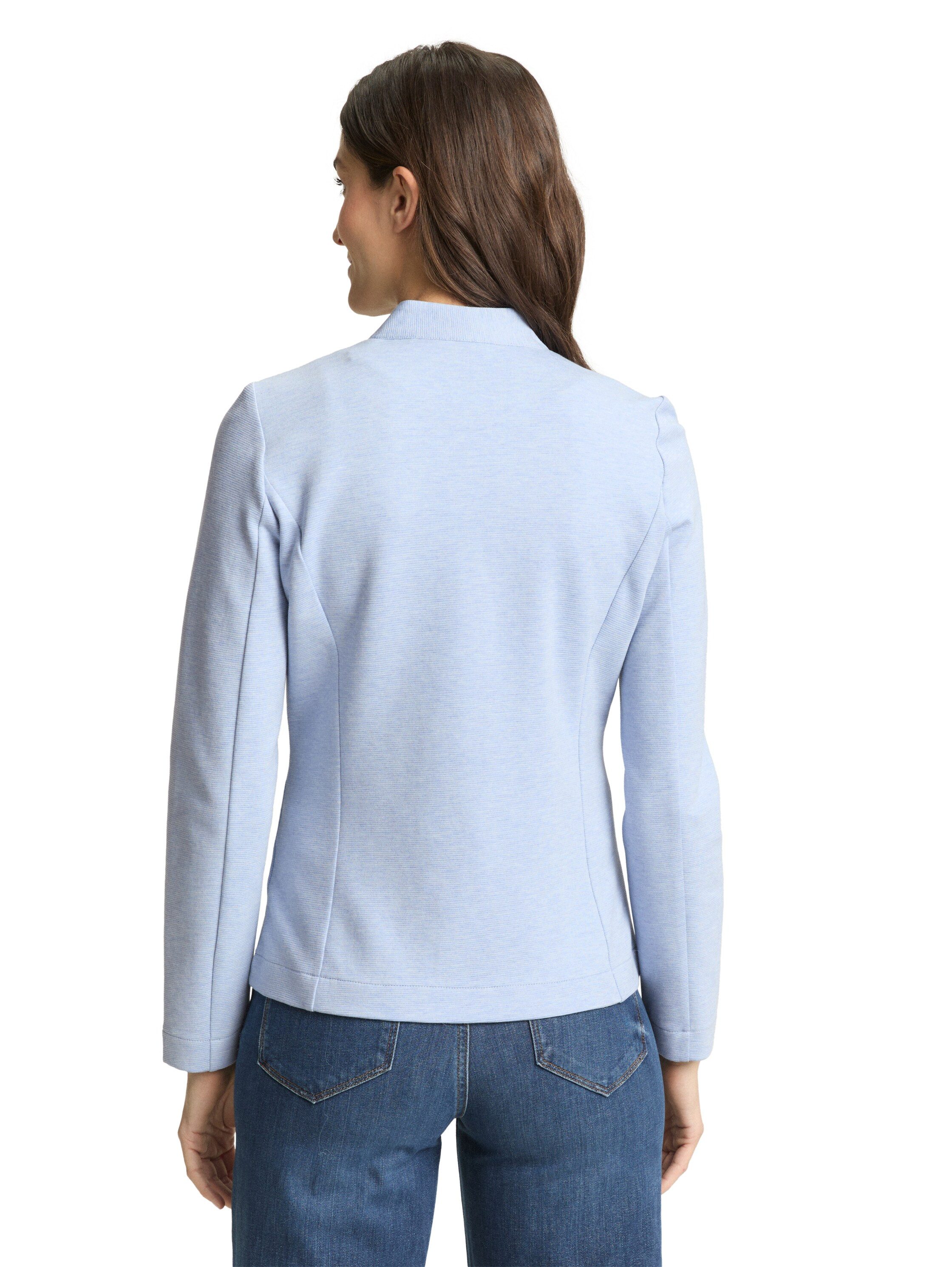 TOM TAILOR Sweatblazer Fied mit aufgesetzten Taschen und Struktur günstig online kaufen