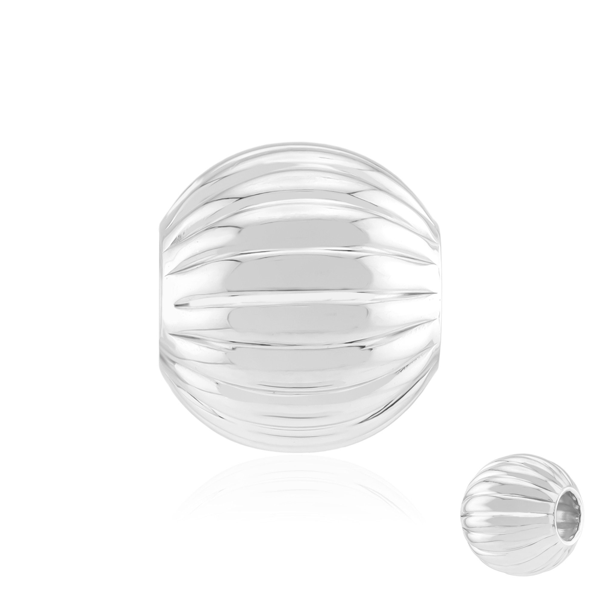 Cavill Kettenanhänger Cavill Silberanhänger rund 925 Sterling platiniert, MONOSONO, 8x7 mm (1-tlg)