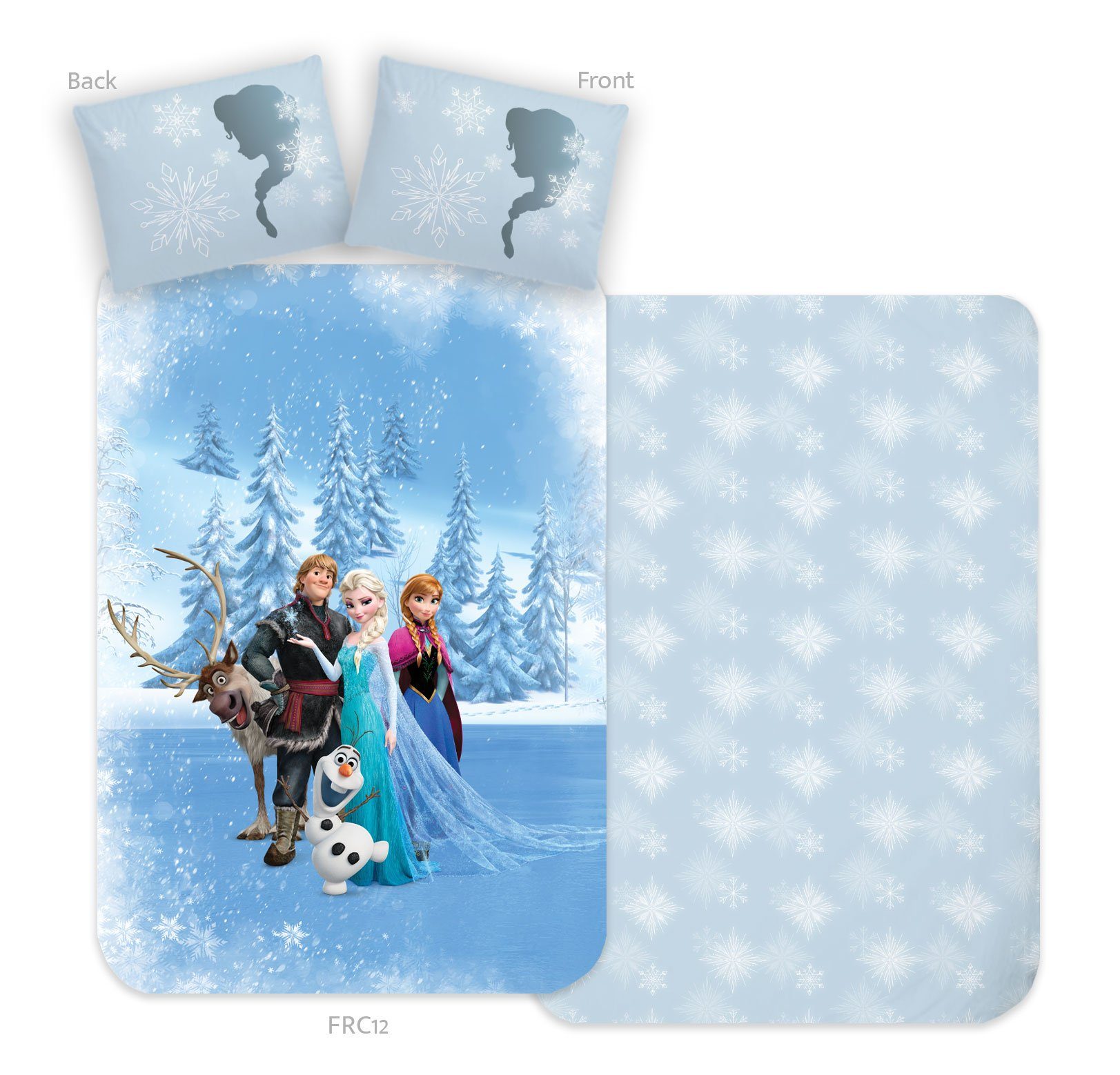 Disney Постельное белье Frozen Eiskönigin Kinderbettwäsche 135 x 200 cm