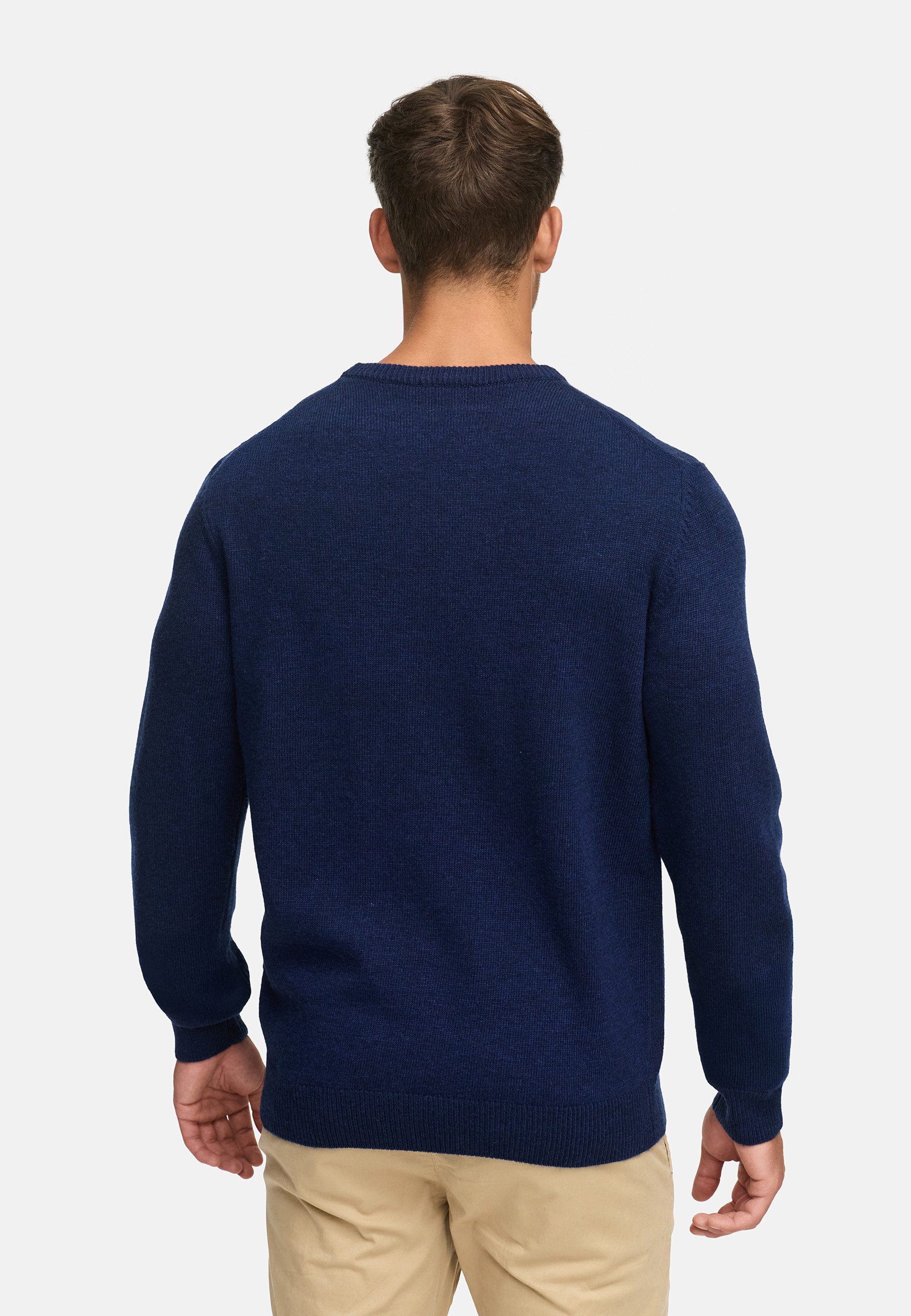Indicode Strickpullover Herren INMargous o-neck Pullover Herrenpullover Herrenpullover mit Rundhalsausschnitt