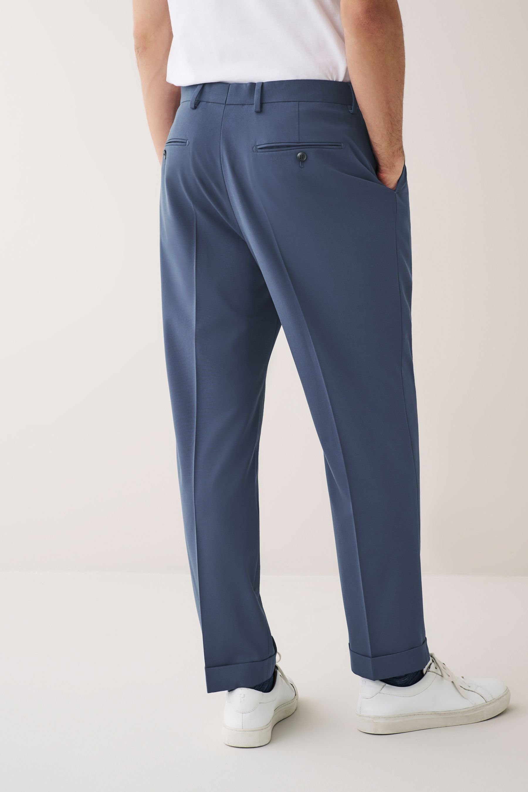 Flex Stretch-Anzug: – Fit Next Motion (1-tlg) Hose Anzughose Relaxed