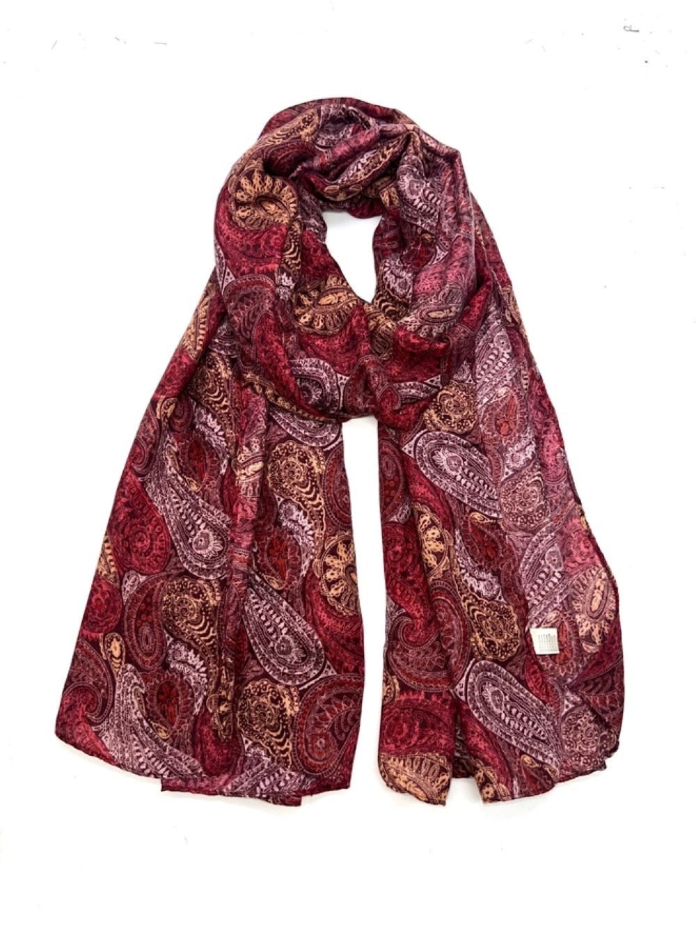 Goodman Design Modeschal Bedrucktes Tuch mit Paisleymuster – Stilvoll, weich und vielseitig, Unisex-Modell – ideal für Damen und Herren