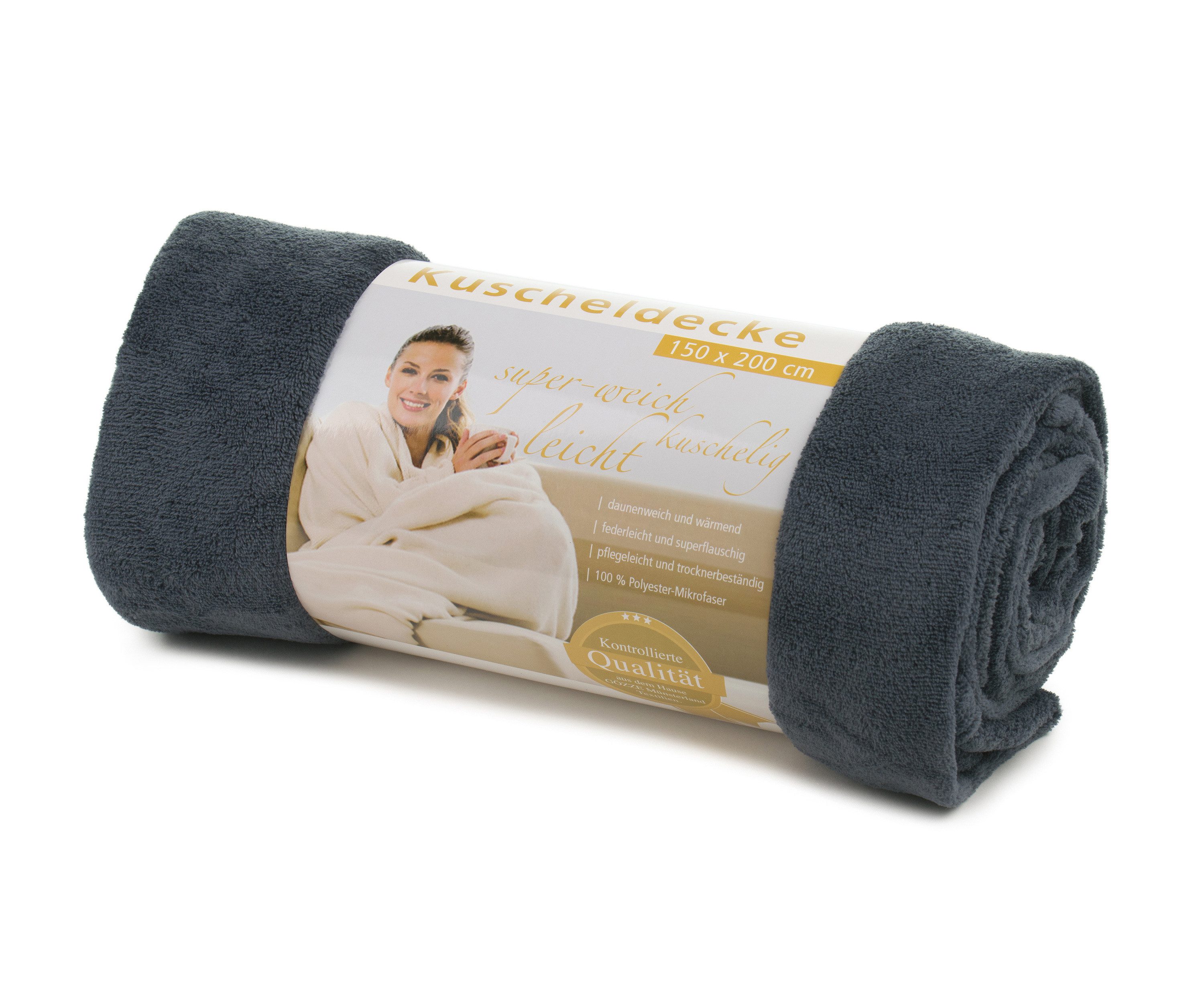 Gözze Plaid »Color«, in schlichten Unifarben, Kuscheldecke günstig online kaufen