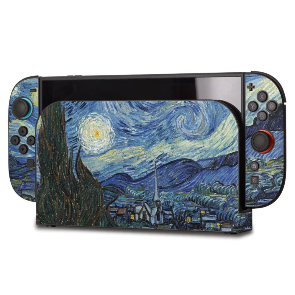 DeinDesign Konsolen-Cover Kunst The Starry Night The Starry Night by Vincent van Gogh, Nintendo Switch 2 Skin Aufkleber Sticker Folie