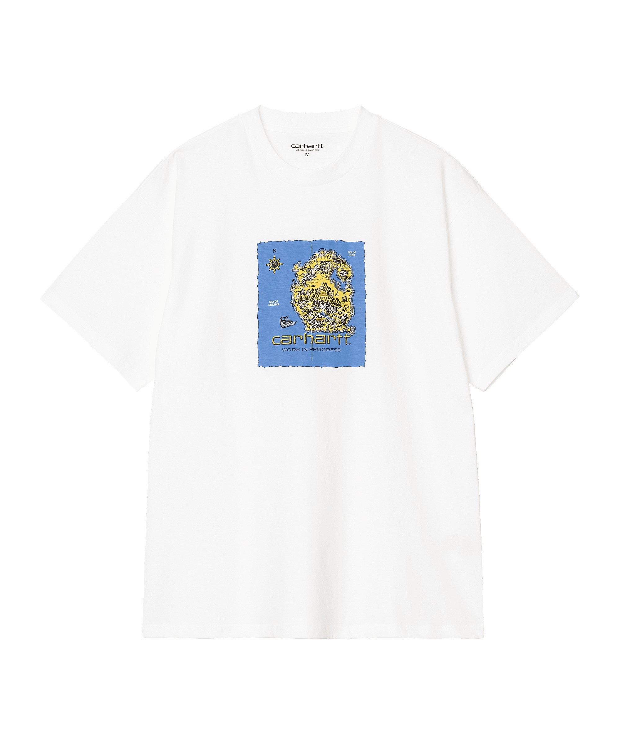 Carhartt WIP T-Shirt Carhartt WIP Old World T-Shirt Weiß Baumwolle