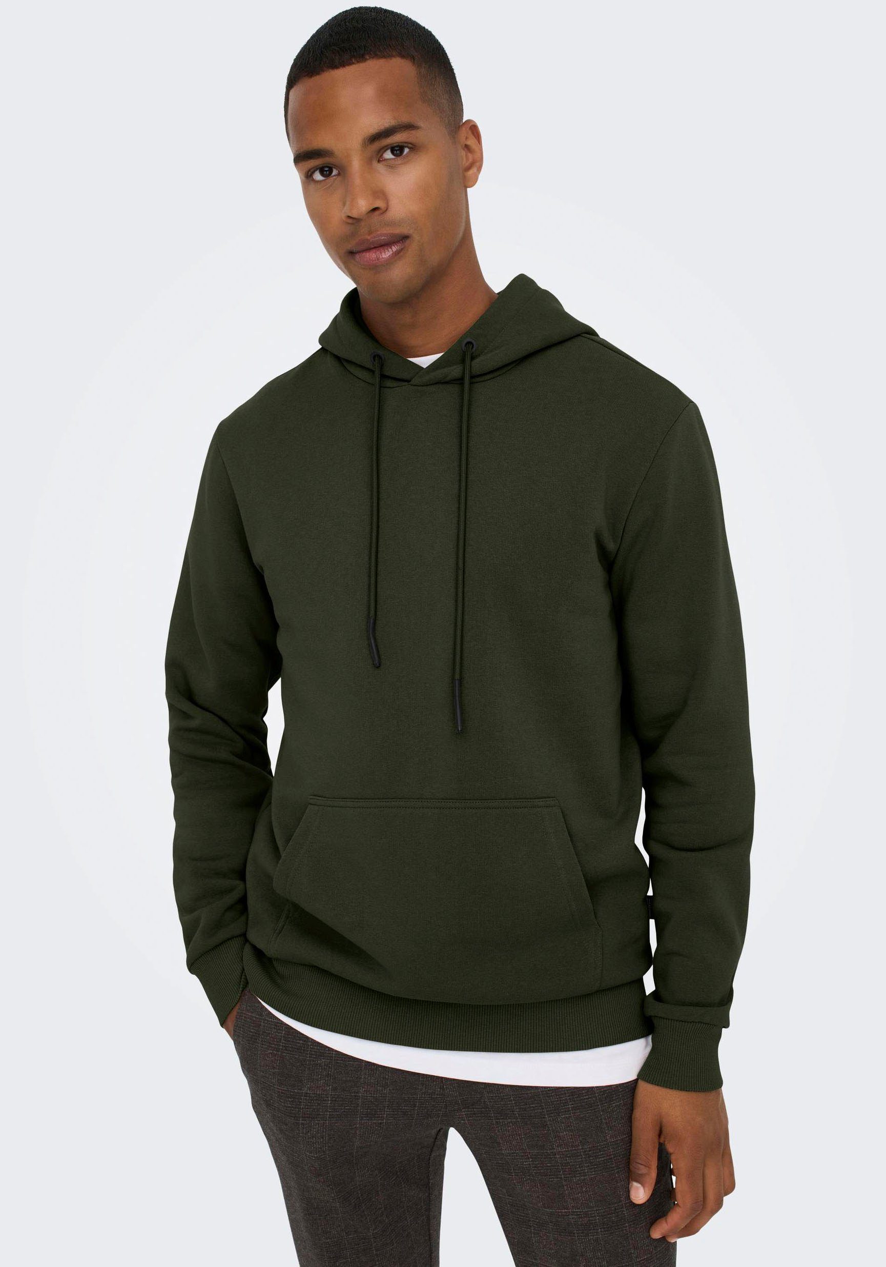 ONLY & SONS Kapuzensweatshirt SWEAT Rosin NOOS ONSCERES HOODIE