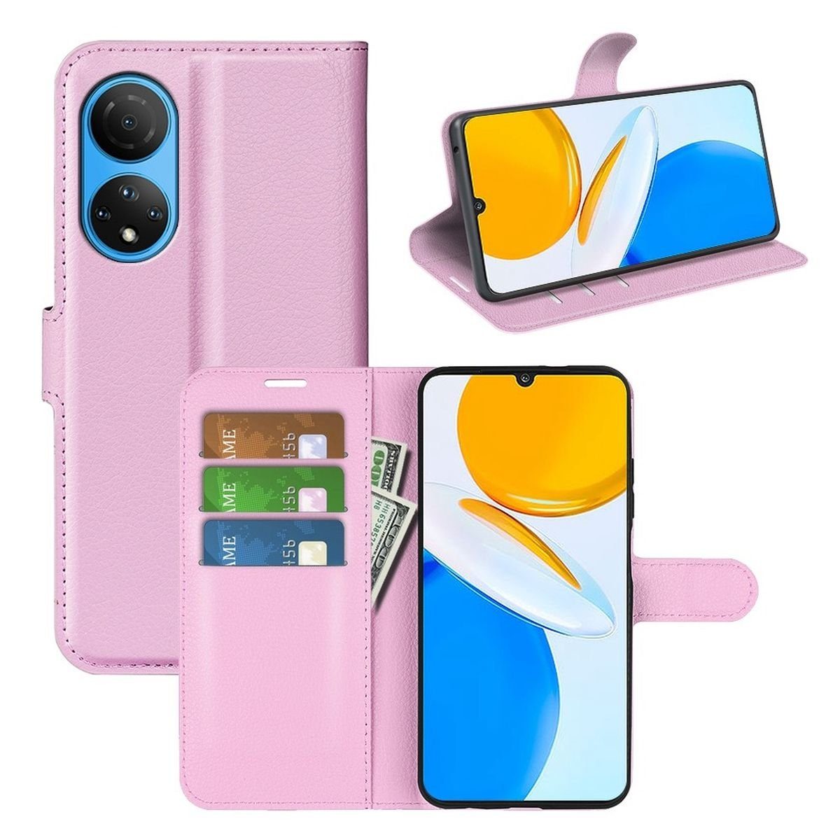 CoverKingz Handyhülle Hülle für Honor X7 Handyhülle Flip Case Schutzhülle Cover Tasche