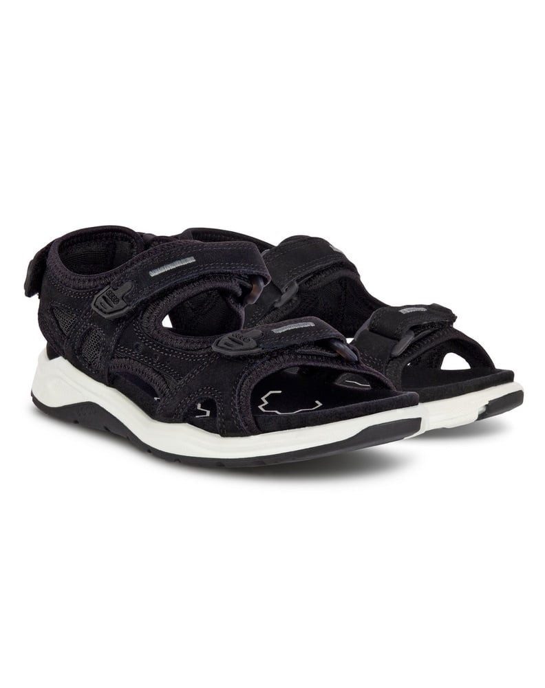 Ecco X-trinsic (Nubukleder) schwarz Kinder Sandale