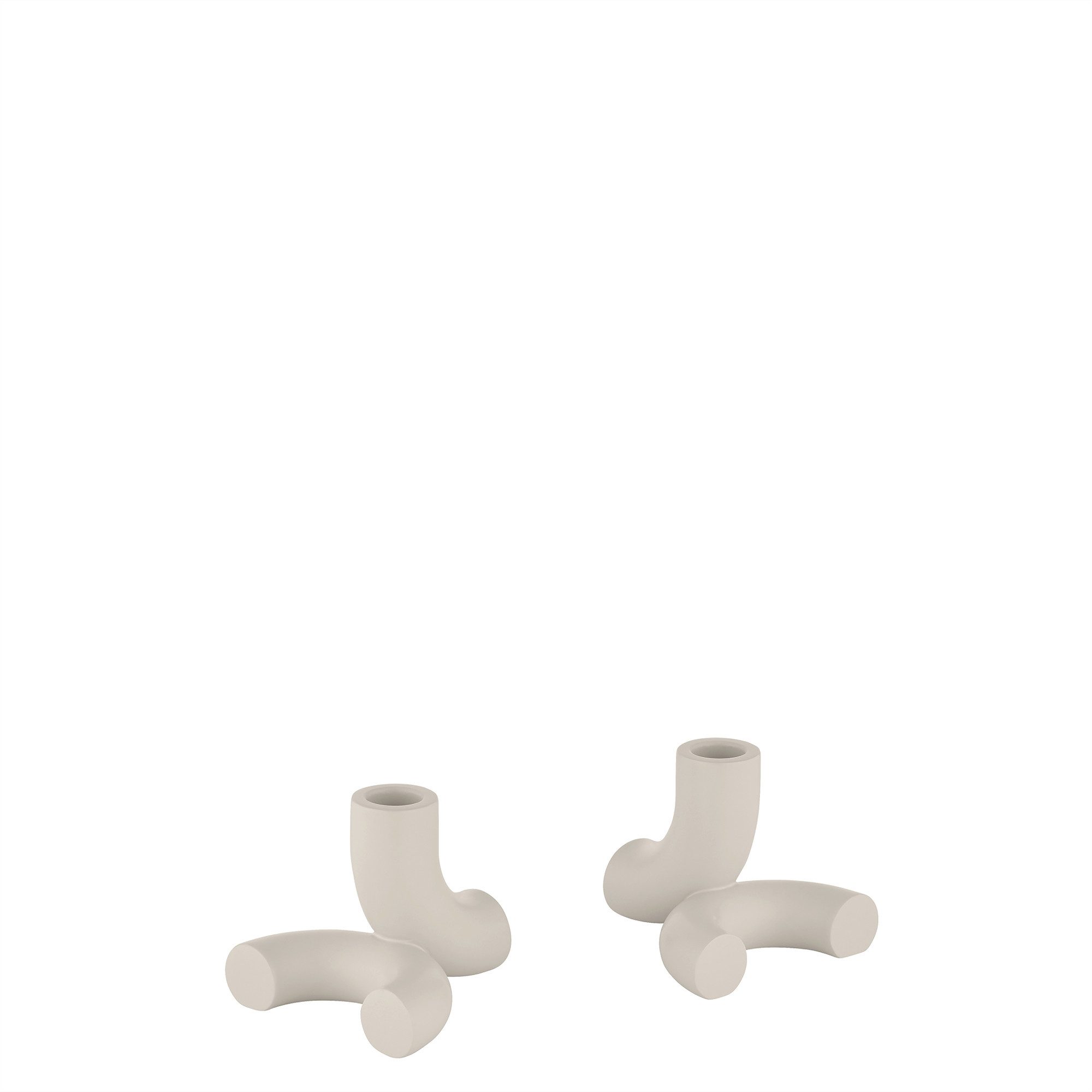 blomus Kerzenhalter -DOODLE- 2erSet Kerzenständer, Teelichthalter: Modernes Design (2erSet, 2 St., 2x Kerzenhalter), 2erSet, Skulpturale Form aus Polyresin, Vielseitig & dekorativ