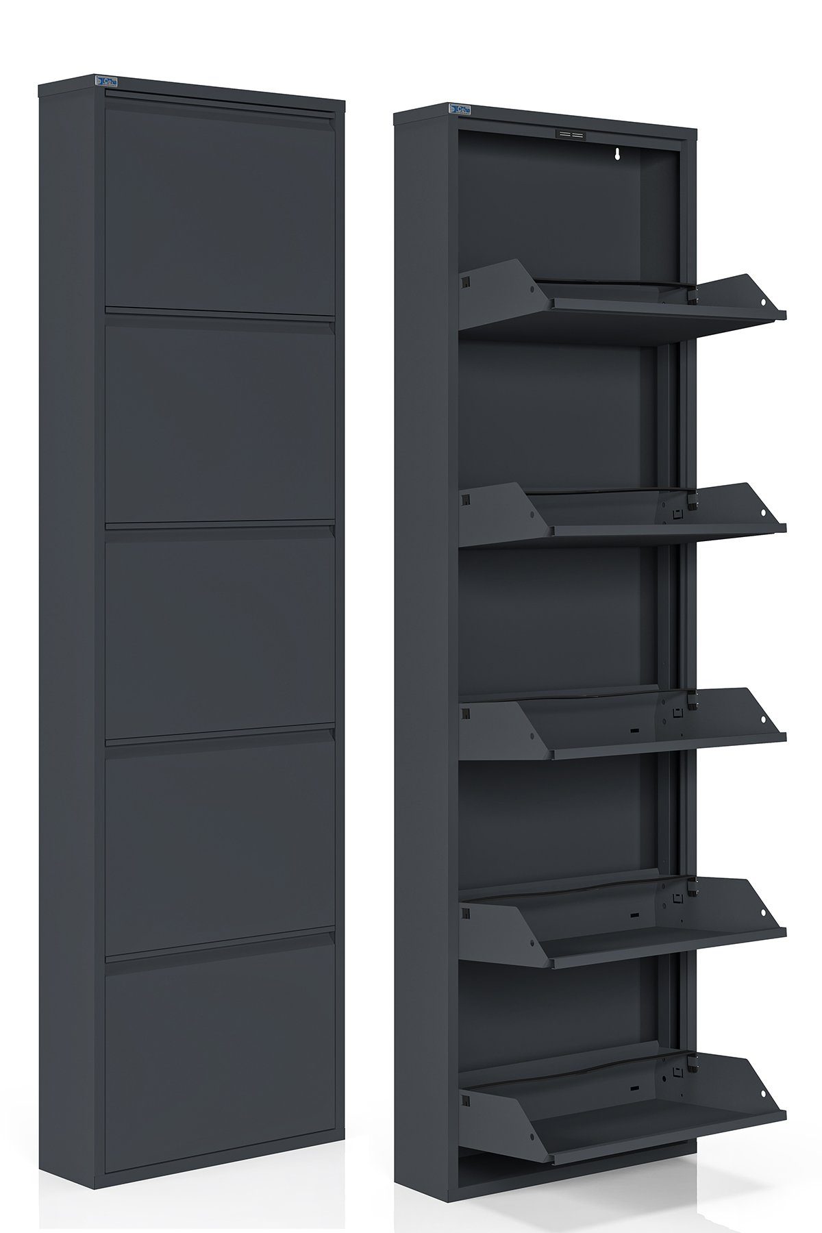 Kaufexpress GmbH Schuhschrank Metall-Schuhregal mit 5 günstig online kaufen