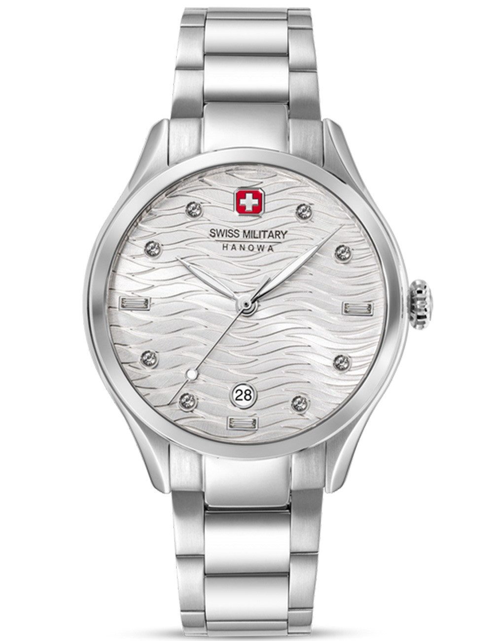 Swiss Military Hanowa Quarzuhr Swiss Military Hanowa SMWLH0005301 Женщинамuhr Manta Lady 38mm 10ATM Swiss Military Hanowa SMWLH0005301 Женщинамuhr Manta Lady 38mm 10ATM
