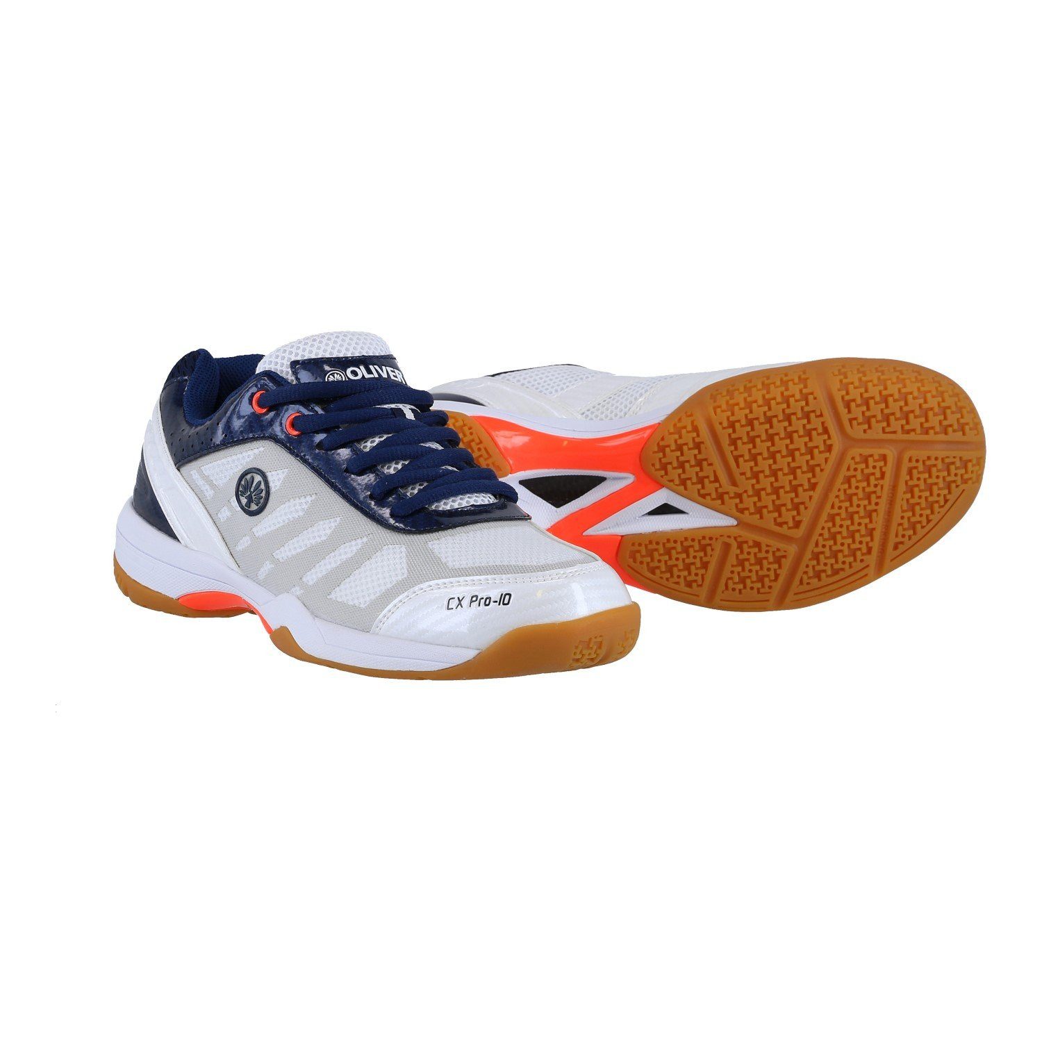 Oliver Hallen-Indoorschuhe CX Pro 10 weiss Herren Badmintonschuh