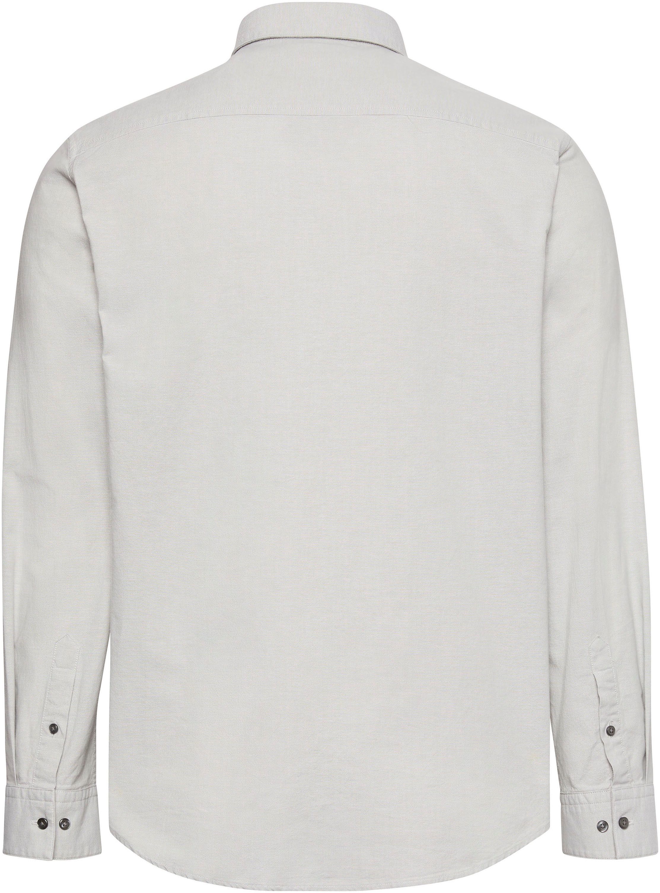 Calvin Klein Jeans Langarmhemd Button-Down-Kragen, Baumwoll-Stretch