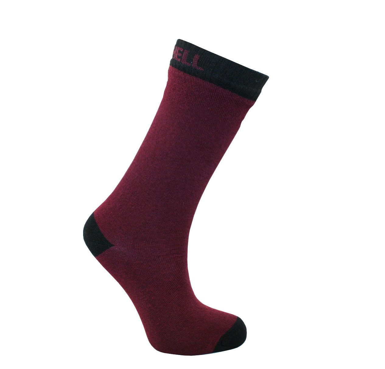 Sportsocken Ultra Thin (sehr, dünn, wasserdicht) burgundrot Kinder - 1 Paar