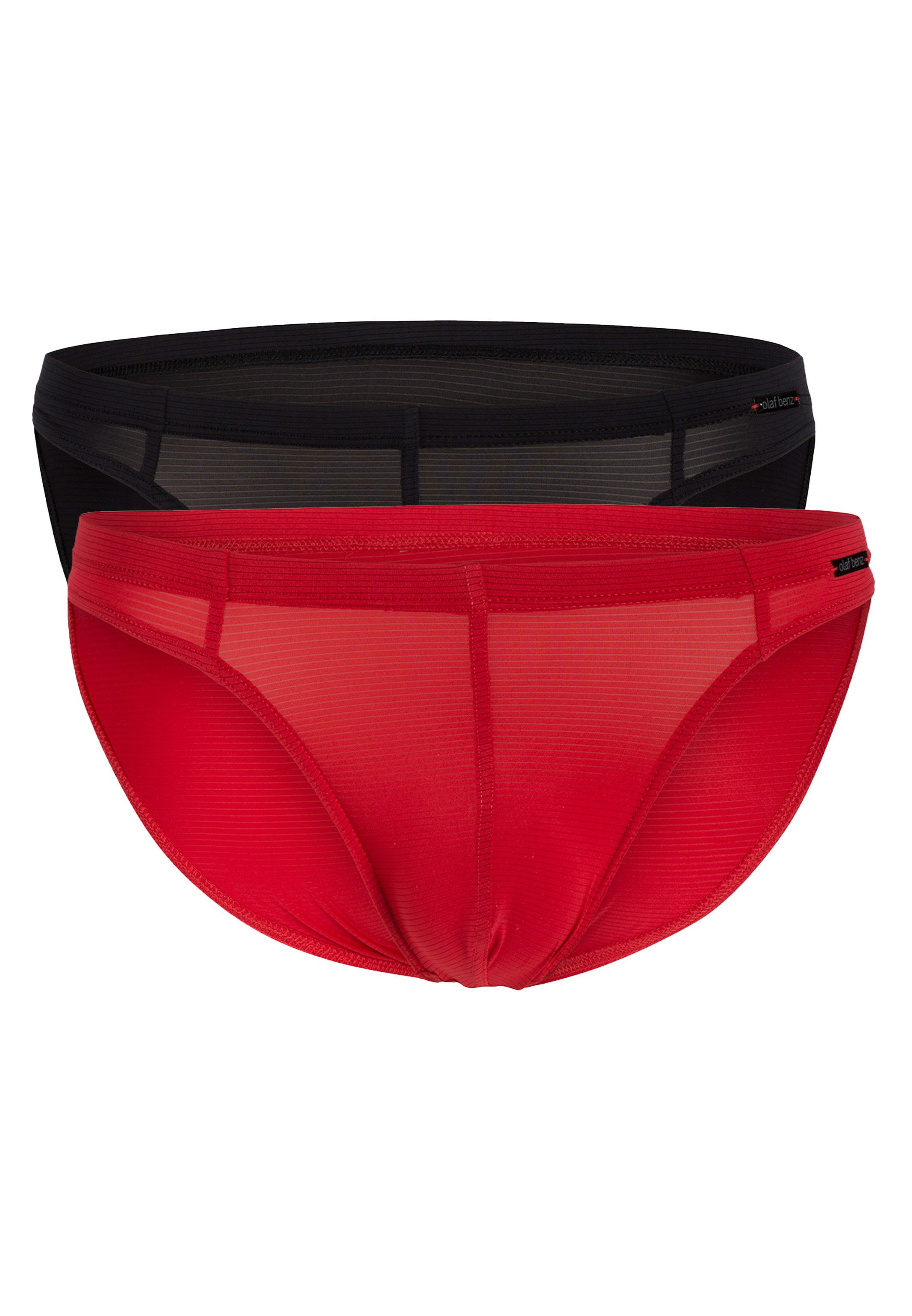 Olaf Benz Slip 2er Pack RED1201 (Spar-Set, 2-St) Slip / Unterhose - ohne Eingriff - Luftige Mikrofaser