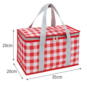 Silberstern Auffangbehälter Picknicktasche, Picknick Kühltasche Faltbar Faltbare Kühltasche, Mittagessen Tasche Kühltasche Isoliertasche Outdoor Picknick Camping