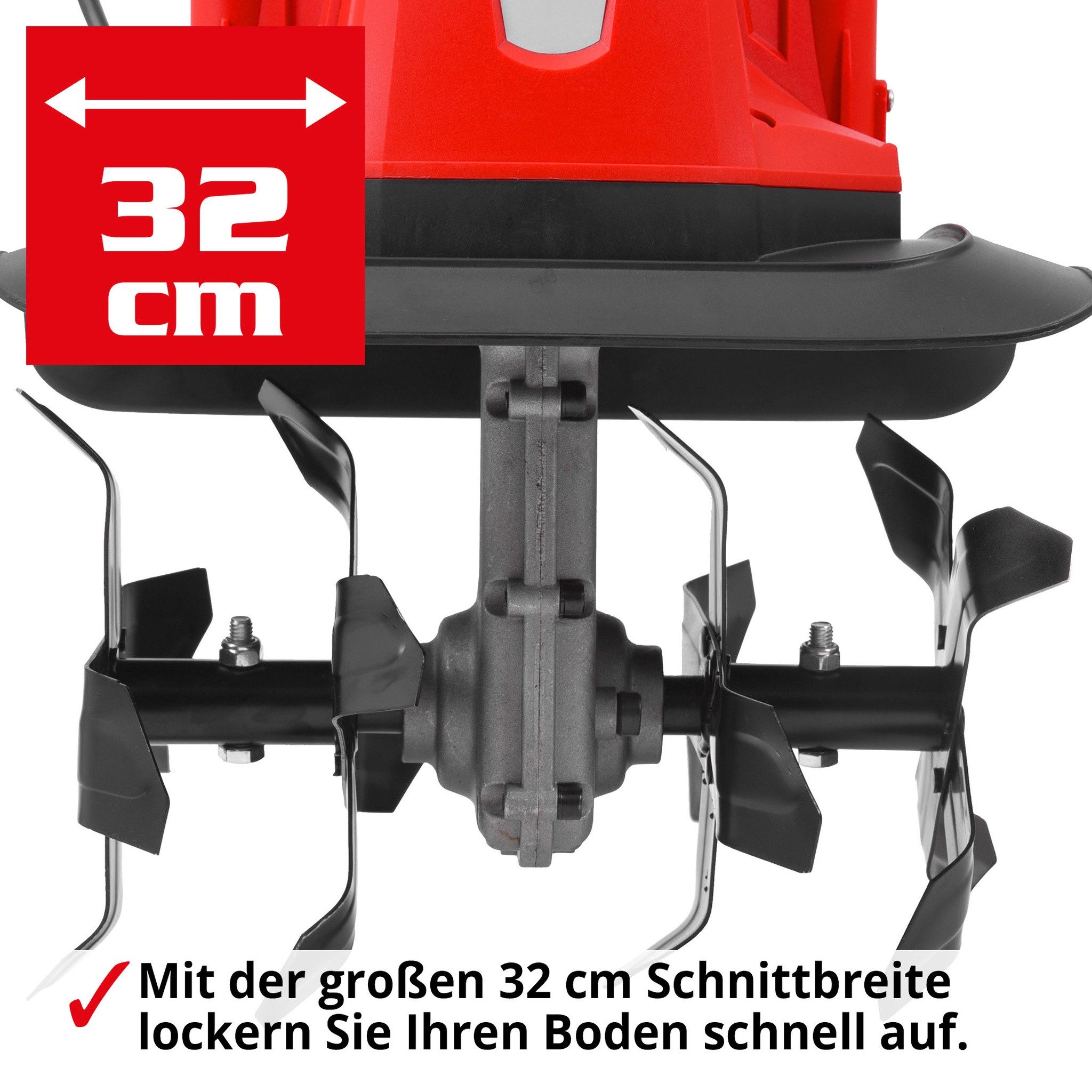 Hecht Gartenhacke Elektro Gartenfräse 750W 20cm günstig online kaufen