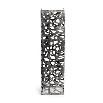 DESIGN DELIGHTS Dekosäule DEKO SÄULE "ENZA GRANDE", 100 cm, antik-silber, Dekofigur aus Metall