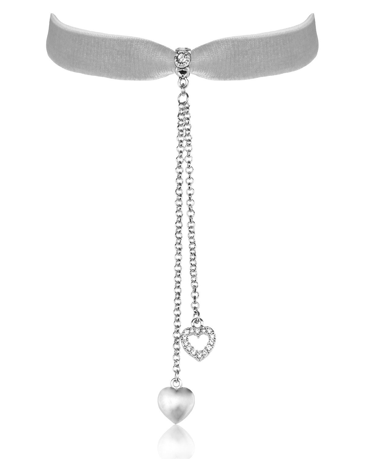 LUISIA® Kette mit Anhänger Samt Kropfband 'Mattea' Kristall von Swarovski® 48