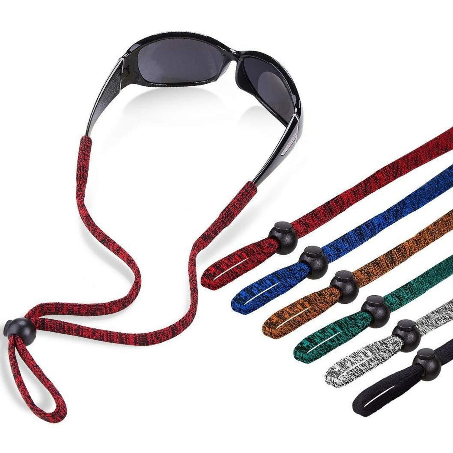 LuxusKollektion Brillenband Brillenband 6er-Pack Schwarz Space Dye