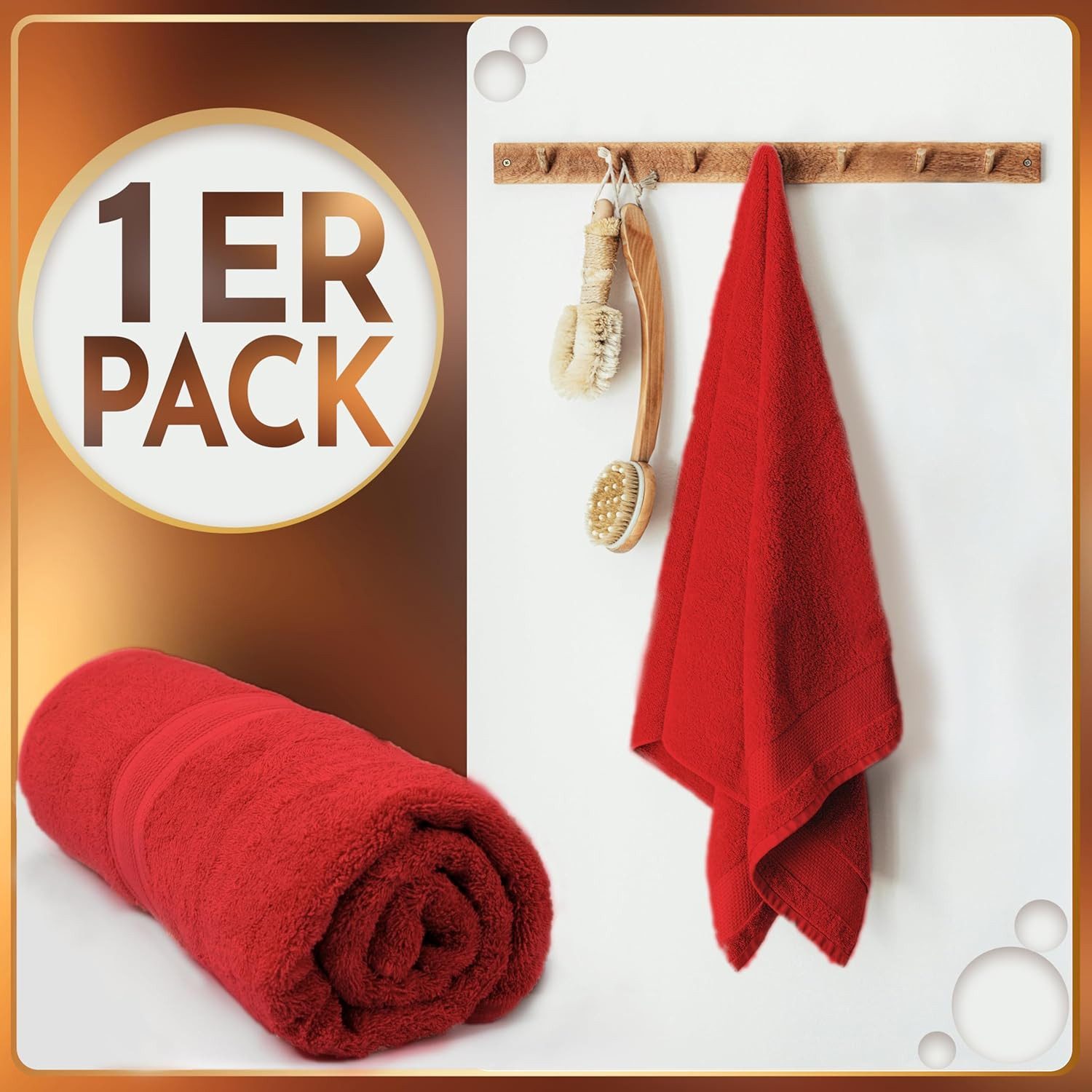 NatureMark Saunatuch Saunatuch 500gsm, 100% Baumwolle (1-St), Premium Quali günstig online kaufen