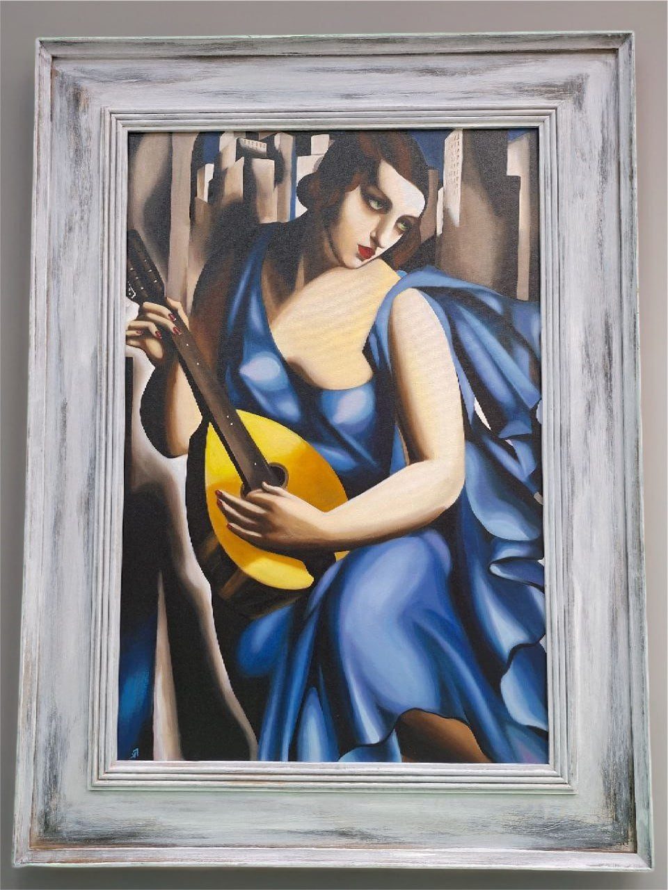 Xlmoebel Картина Moderne Ölgemälde mit klaren minimalistischen Linien Sofort, Hergestellt in Europa