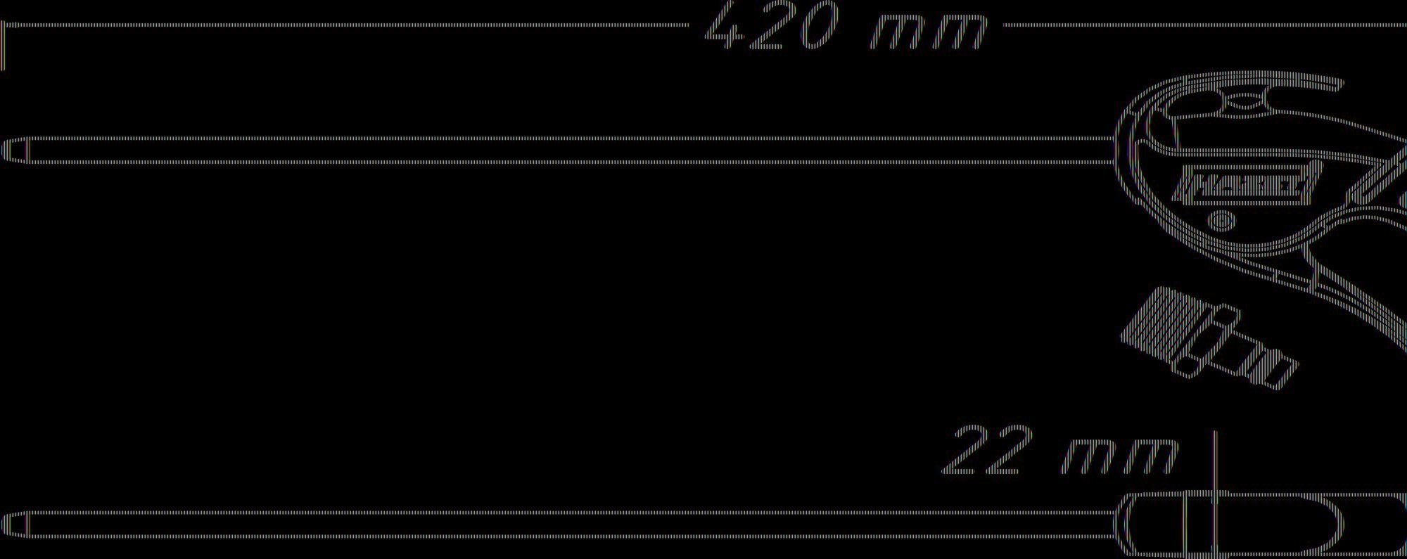 HAZET 9040P-2 Ausblaspistole Ausblaspistole 300 mm ∙