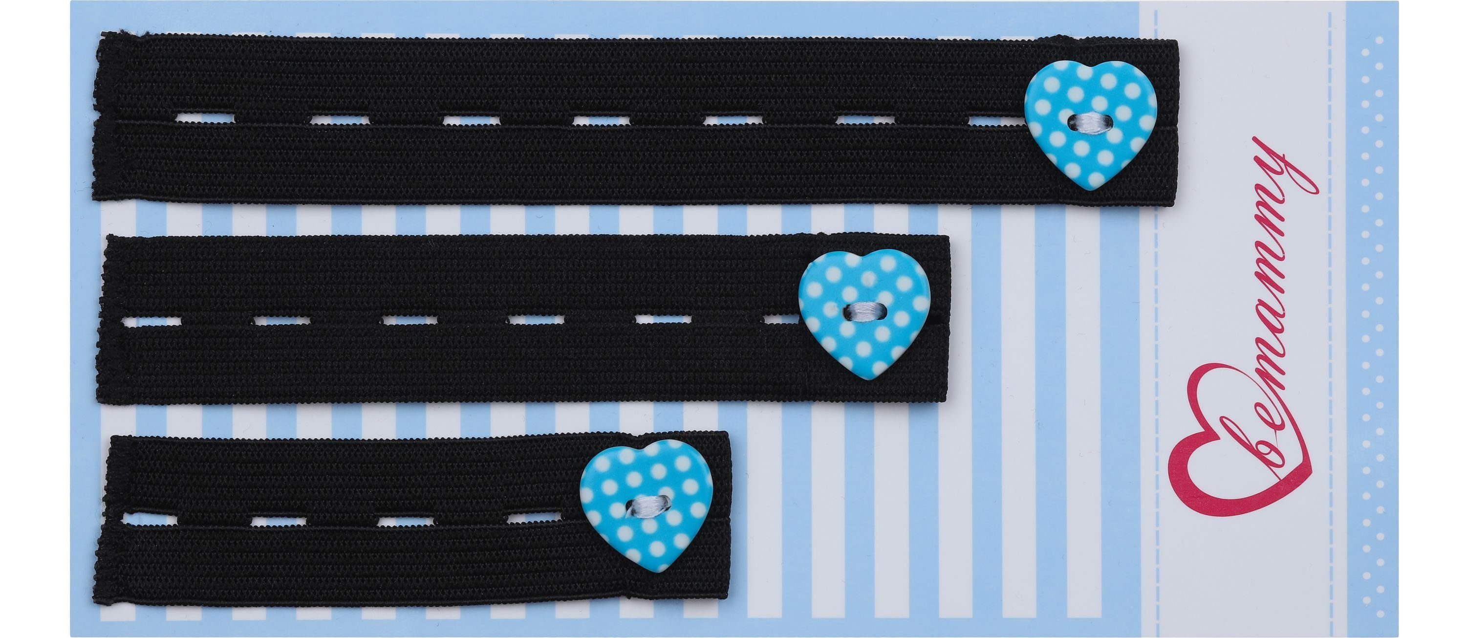 Be Mammy Hosenträger Damen Hosenerweiterung Gummi 3er Pack BE20-126 (1-St)