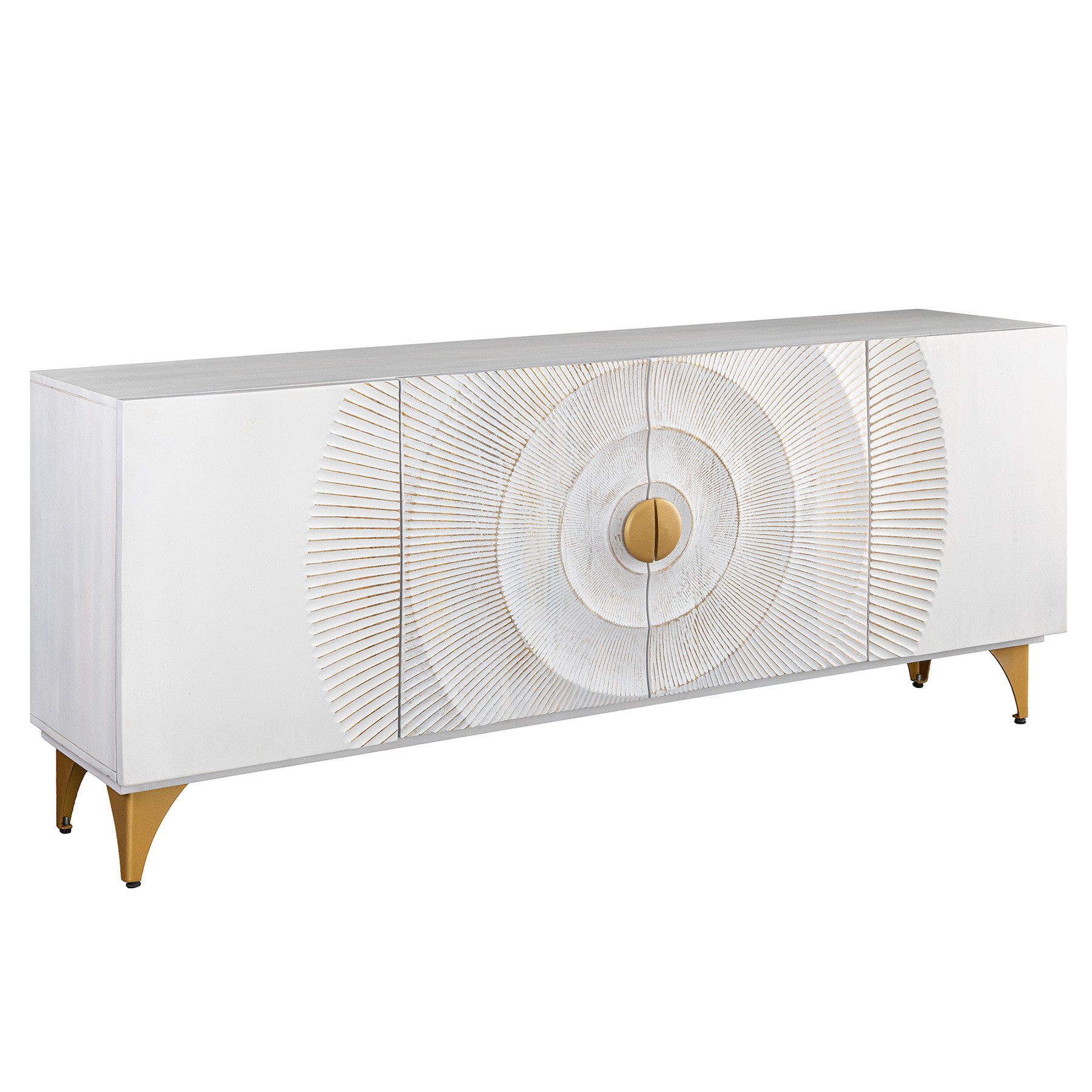 riess-ambiente Sideboard GOLDEN SUNSET 180cm weiß günstig online kaufen