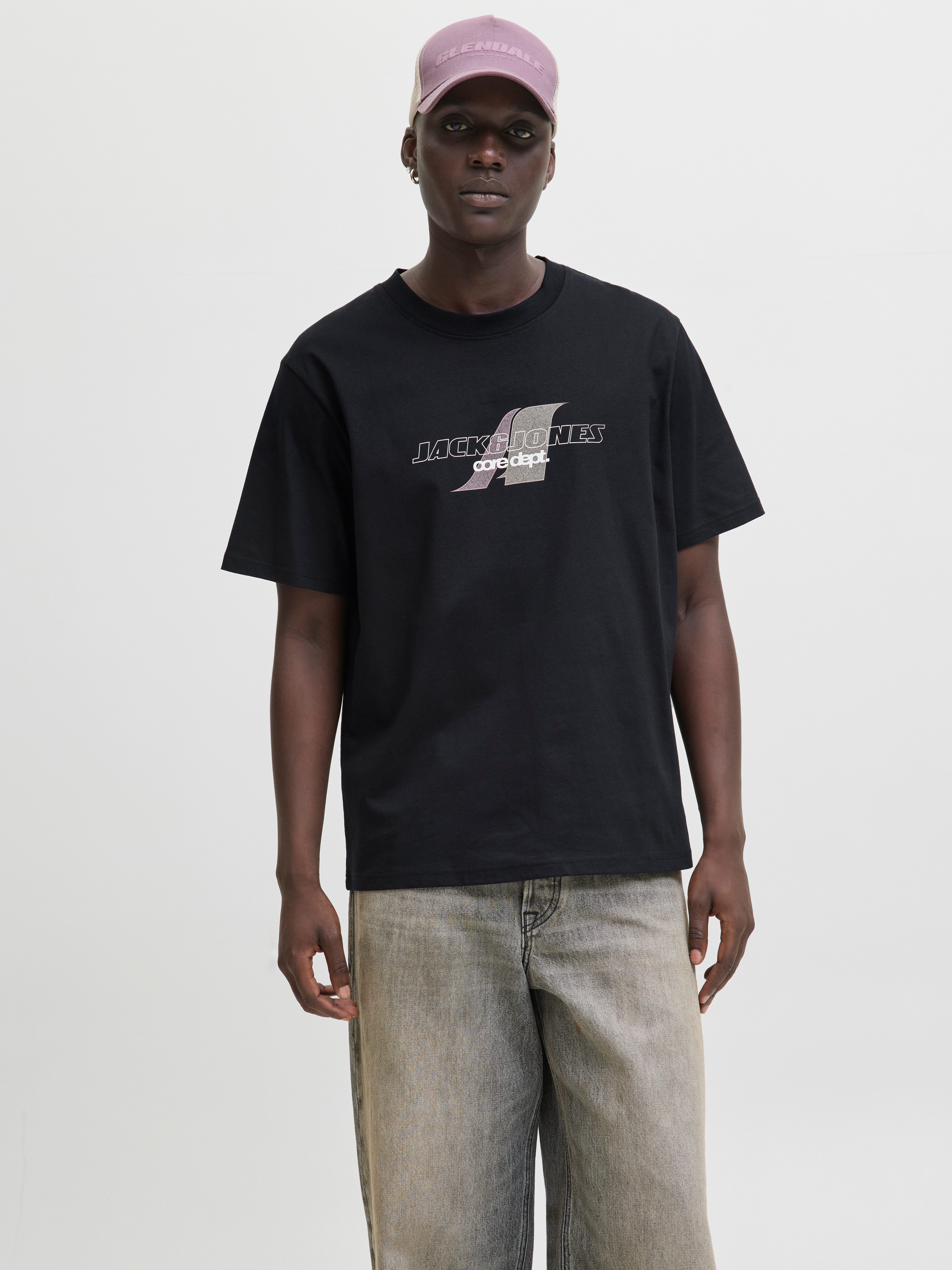 Jack & Jones T-Shirt JCOTIER FRONT PRINT TEE SS CREW NECK günstig online kaufen