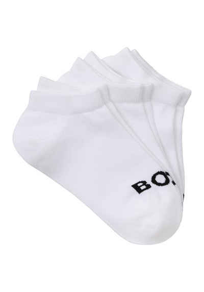 BOSS Sneakersocken 3P AS Logo CC W (Packung, 3er) mit BOSS Logoschriftzug