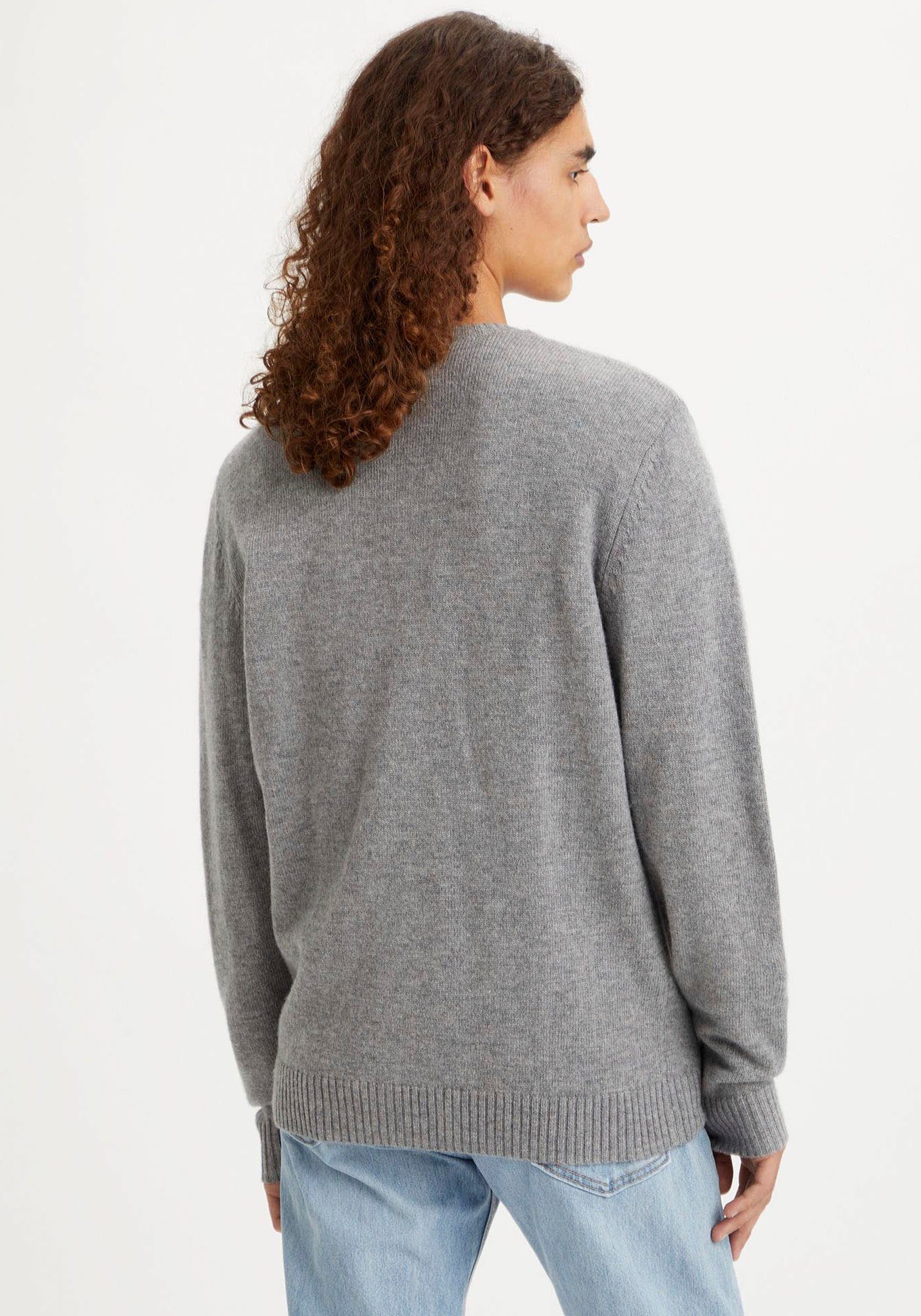 Levi's® Wollpullover ORIGINAL HM SWEATER klassische Rundhalsform
