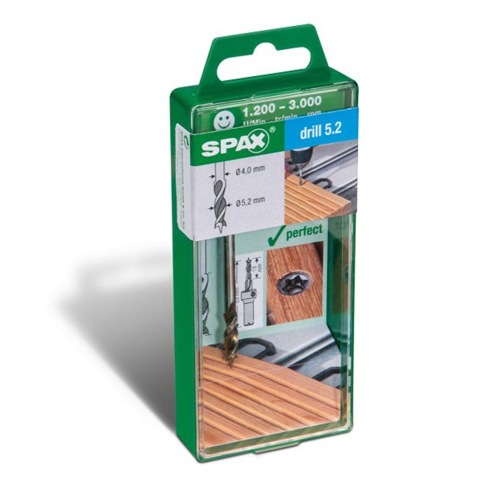 SPAX Holzbohrer Spax Bohrer drill Ø 5,2 mm für Terrassenbau