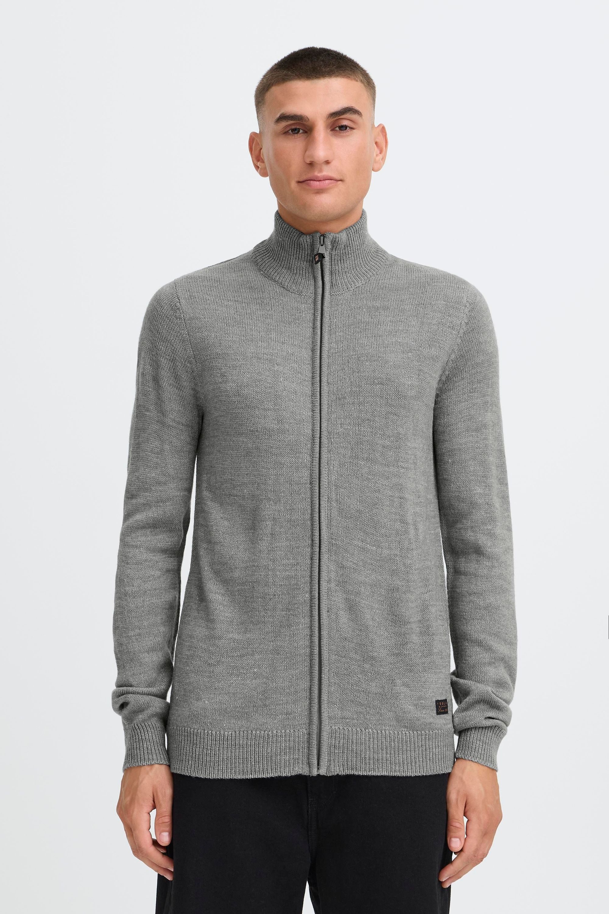 !Solid Strickjacke SDBabal Moderner Cardigan mit Reißverschluss