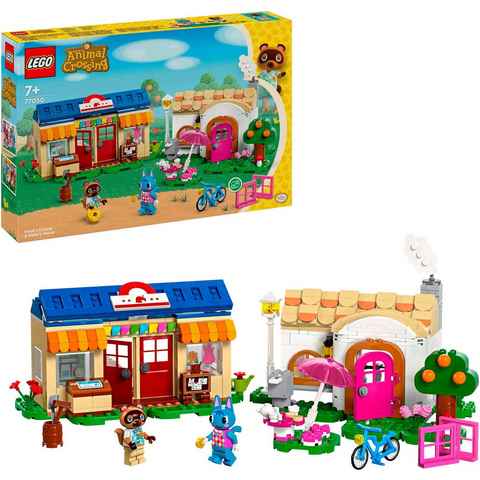 LEGO® Konstruktionsspielsteine Nooks Laden und Sophies Haus (77050), LEGO® Animal Crossing, (535 St), Made in Europe