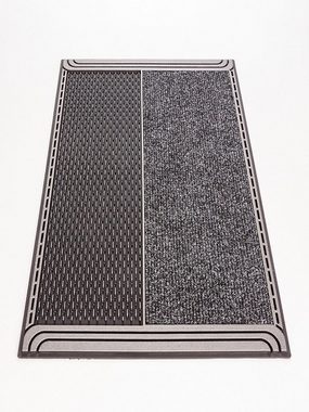 Fußmatte DC Clean Horizon, Home2Fashion, rechteckig, Höhe: 8 mm, Schmutzfangmatte, robust & strapazierfähig, In- und Outdoor geeignet