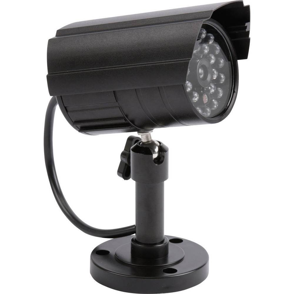 OLYMP Kamera Attrappe Überwachungskamera Attrappe (mit blinkender LED)