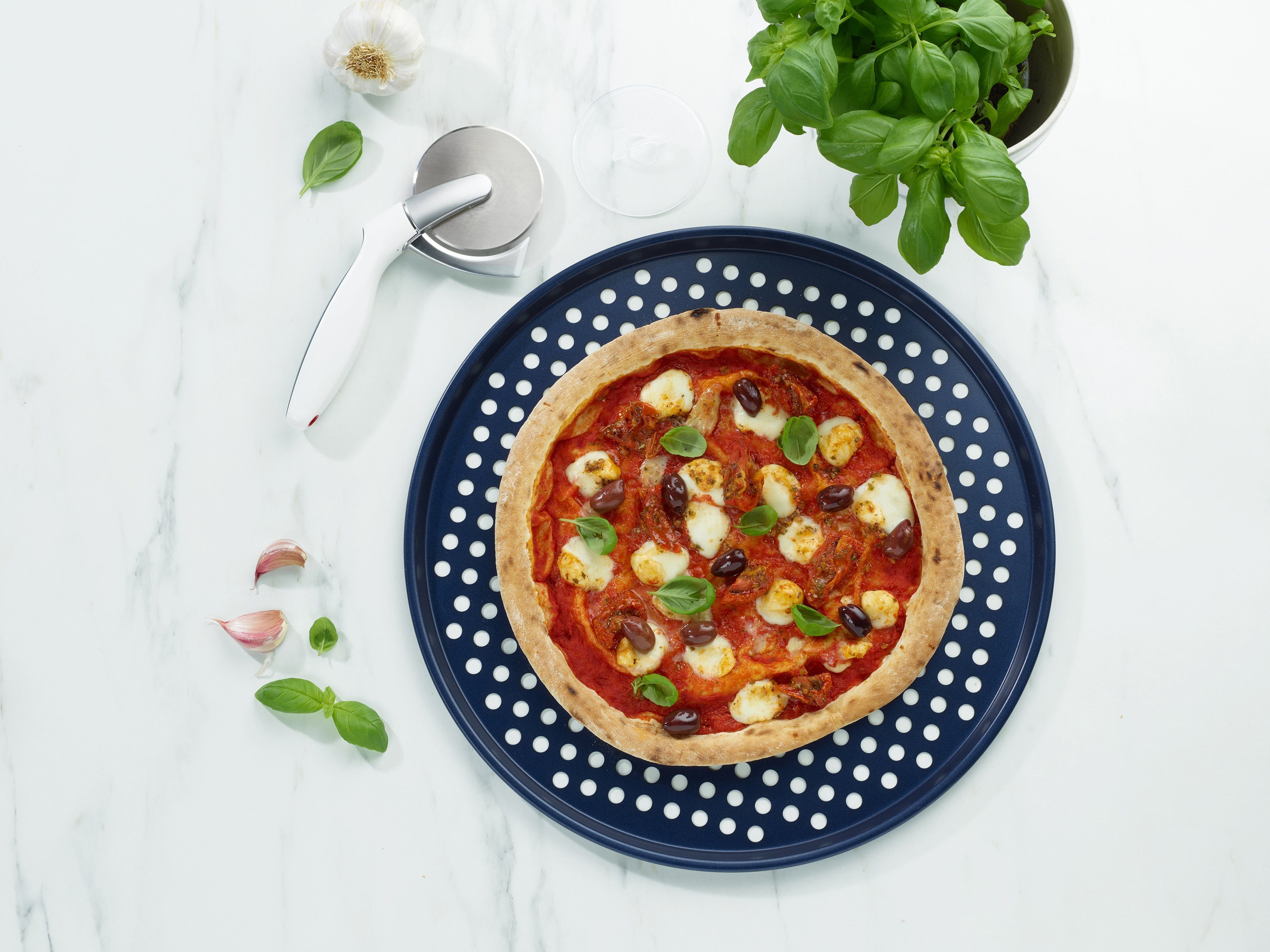 Pizzablech, zyliss Edelstahl, 36 Karbonstahl cm, Ø