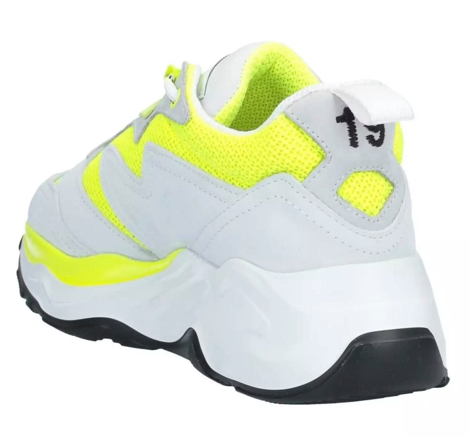 MSGM Damen Attack College Hiking Urban Runner Made in Italy Sneaker aus Kalbsleder, Nubuk und atmungsaktivem Mesh