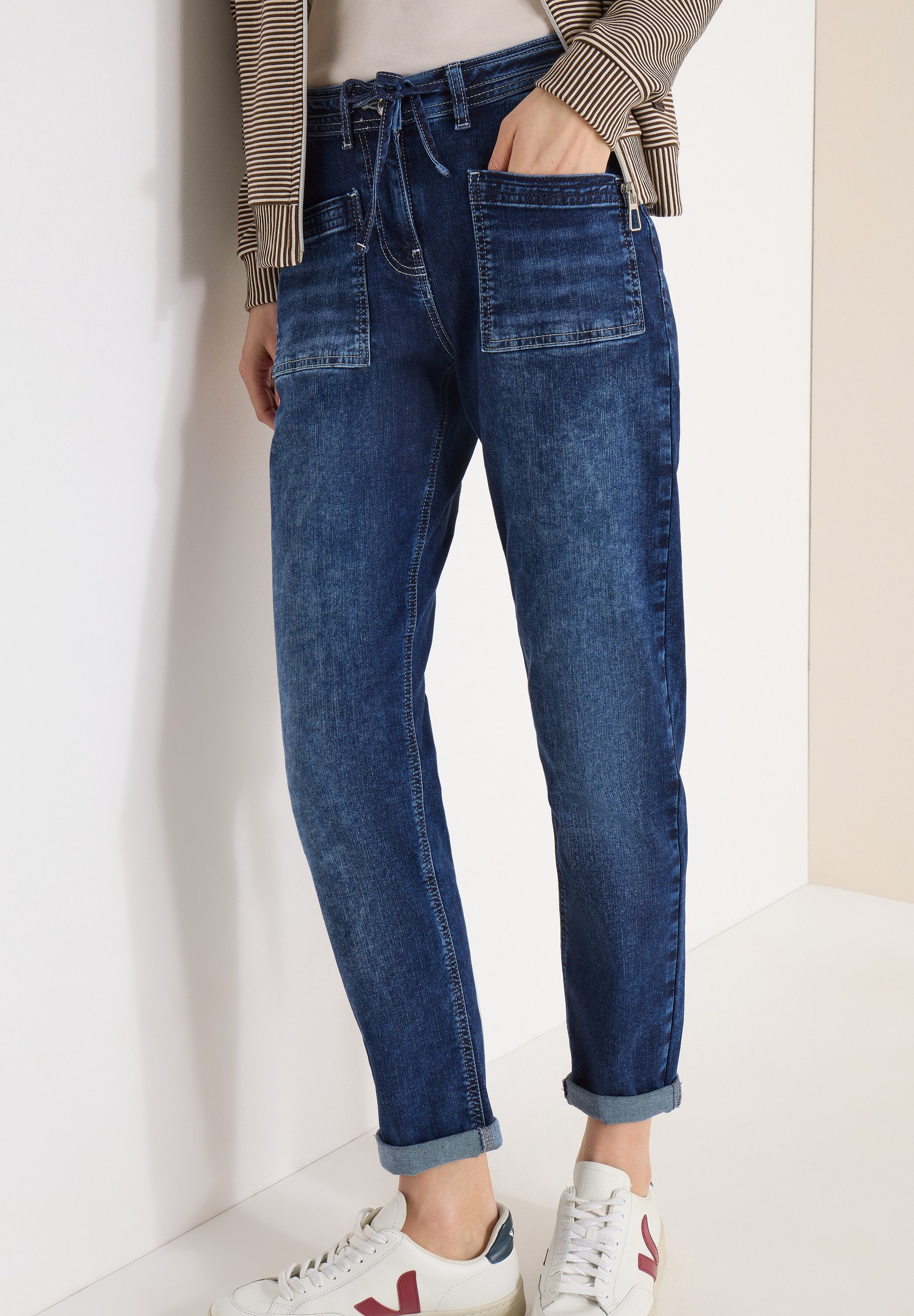 CECIL Slim-fit-Jeans im Denim-Style