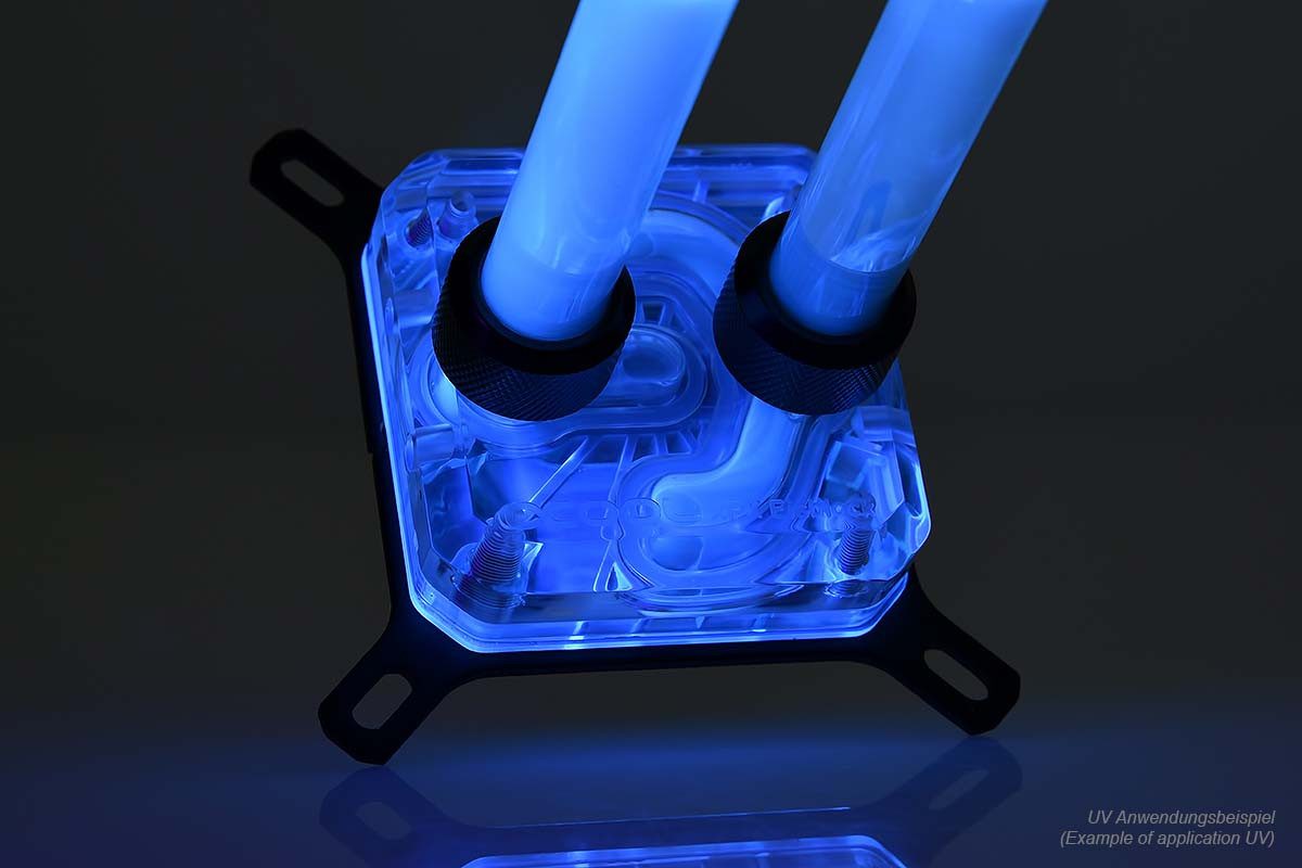 AlphaCool CPU Kühler Alphacool Eiswasser Crystal Clear UV-aktiv Fertiggemisch 1000ml
